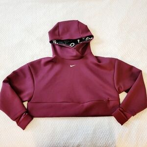 Nike Pro Dri-Fit Cropped Hoodie - Size Small